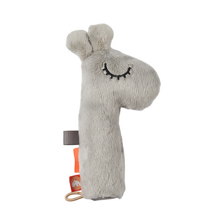 Squeaker Rattle Raffi - Grey