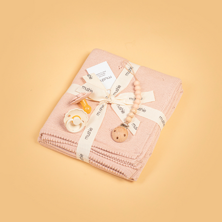 The Newborn Essentials Set - Pink & Cream