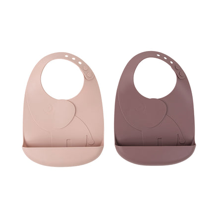 Peekaboo Bib 2 Pack Elphee - Powder