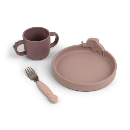 Peekaboo Dinner Set Deer Friends - Powder