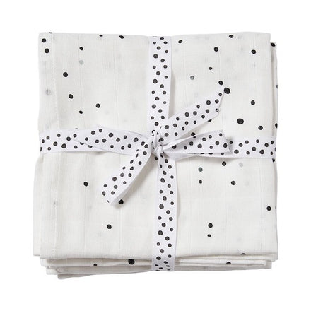 Swaddle 2 pack Dreamy Dots - White/Black